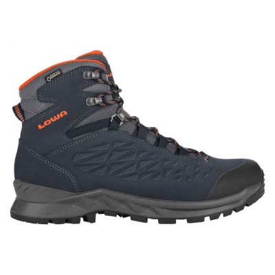 Lowa Explorer GTX Mid Heren - Werkschoenen Donkerblauw / Oranje MRVNOP084